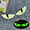 Luminous 3D Demon Cat Eye Motorcycle Headlight Sticker Decal