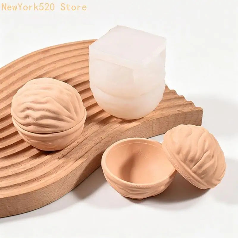 Nut Silicone Mold Set – Soap, Resin, Concrete & Storage