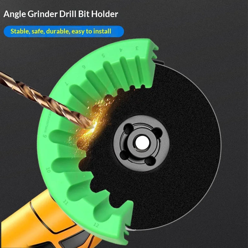 Drill Bit Sharpening Guide for 100mm Angle Grinder 3–12mm
