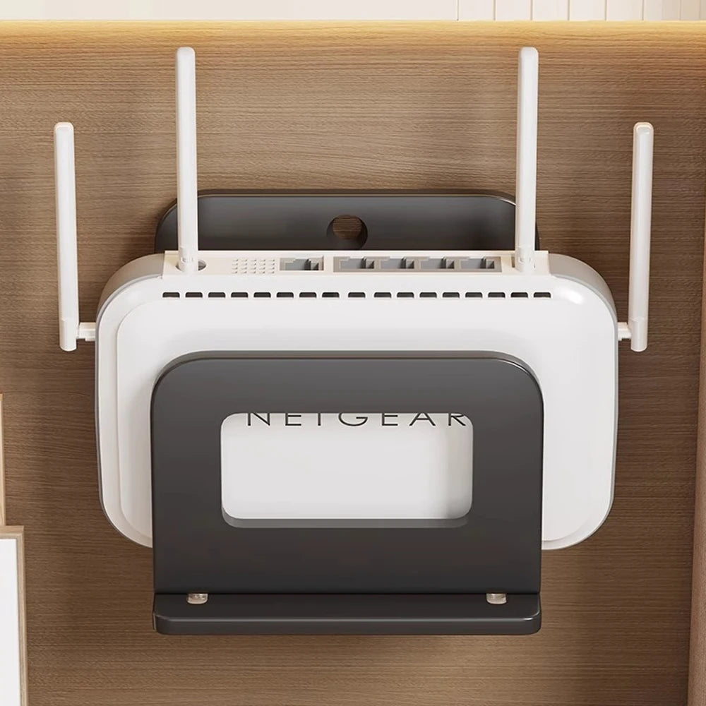 Adjustable Wall Mount Holder for Router, Modem & TV Box
