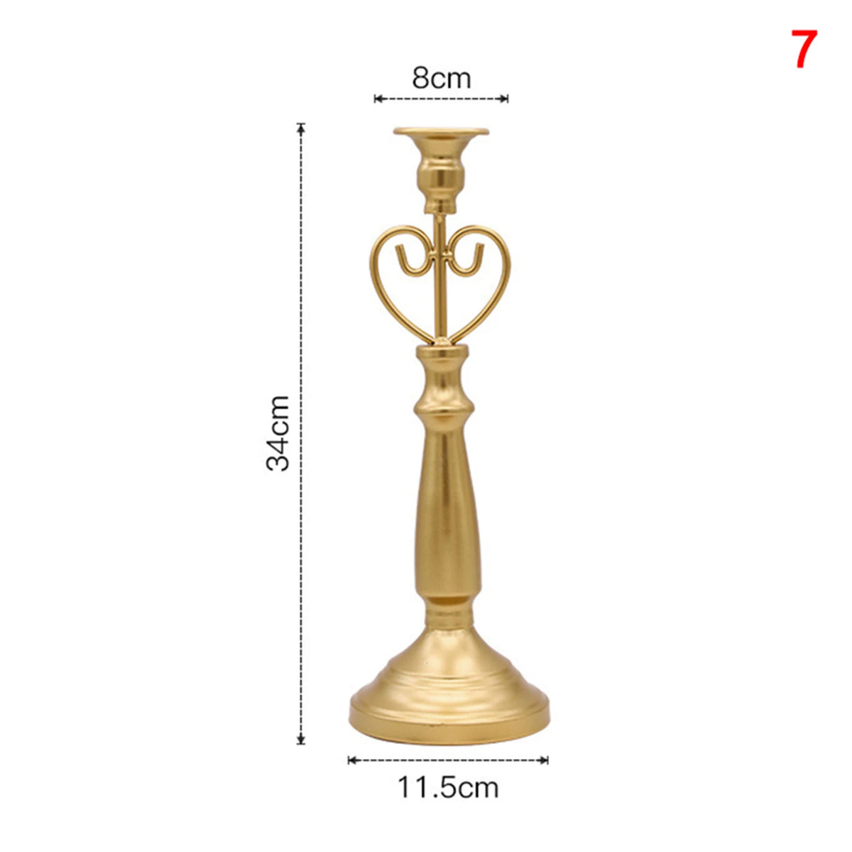 European Metal Candle Holder – Fireplace, Wedding & Party Décor