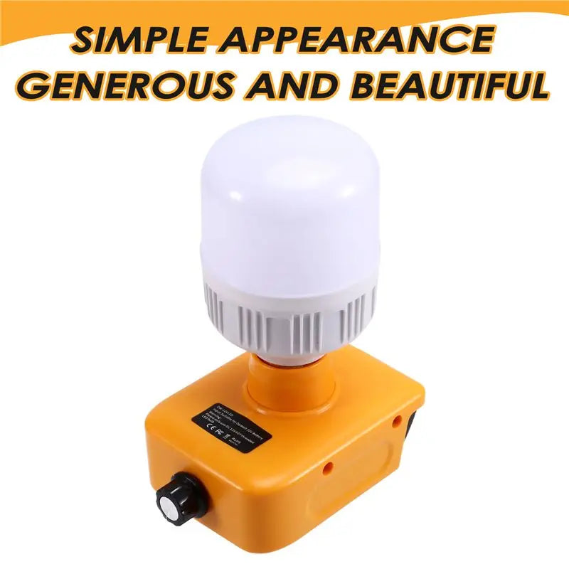 18V 20V Battery LED Work Light Spotlight Flashlight – VIBE