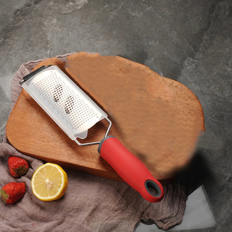 Stainless Steel Cheese Grater & Lemon Zester – Multi-Use Tool