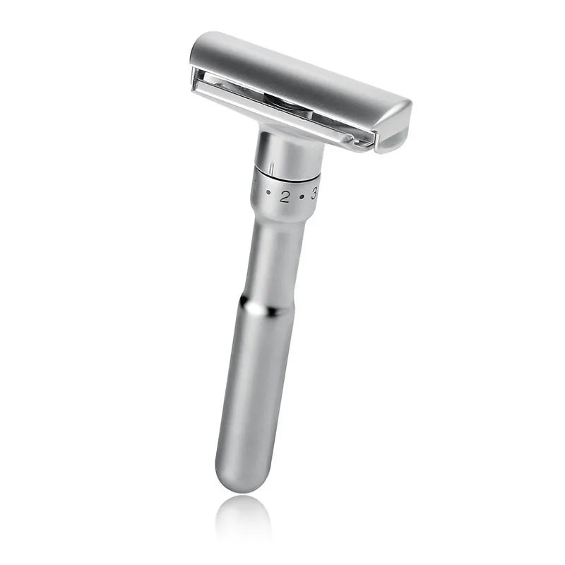 Adjustable Double Edge Safety Razor for Men + 5 Titanium Blades