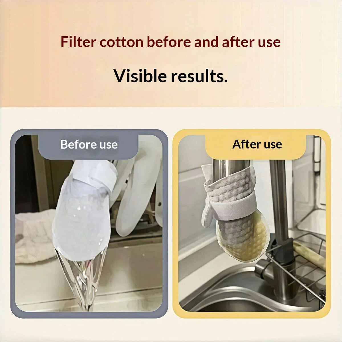 Reusable Faucet Filter Bag – Universal Tap Filtration Pouch