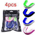 Sports Mouth Guard EVA Slim Fit Boxing MMA Football 4-Pack
