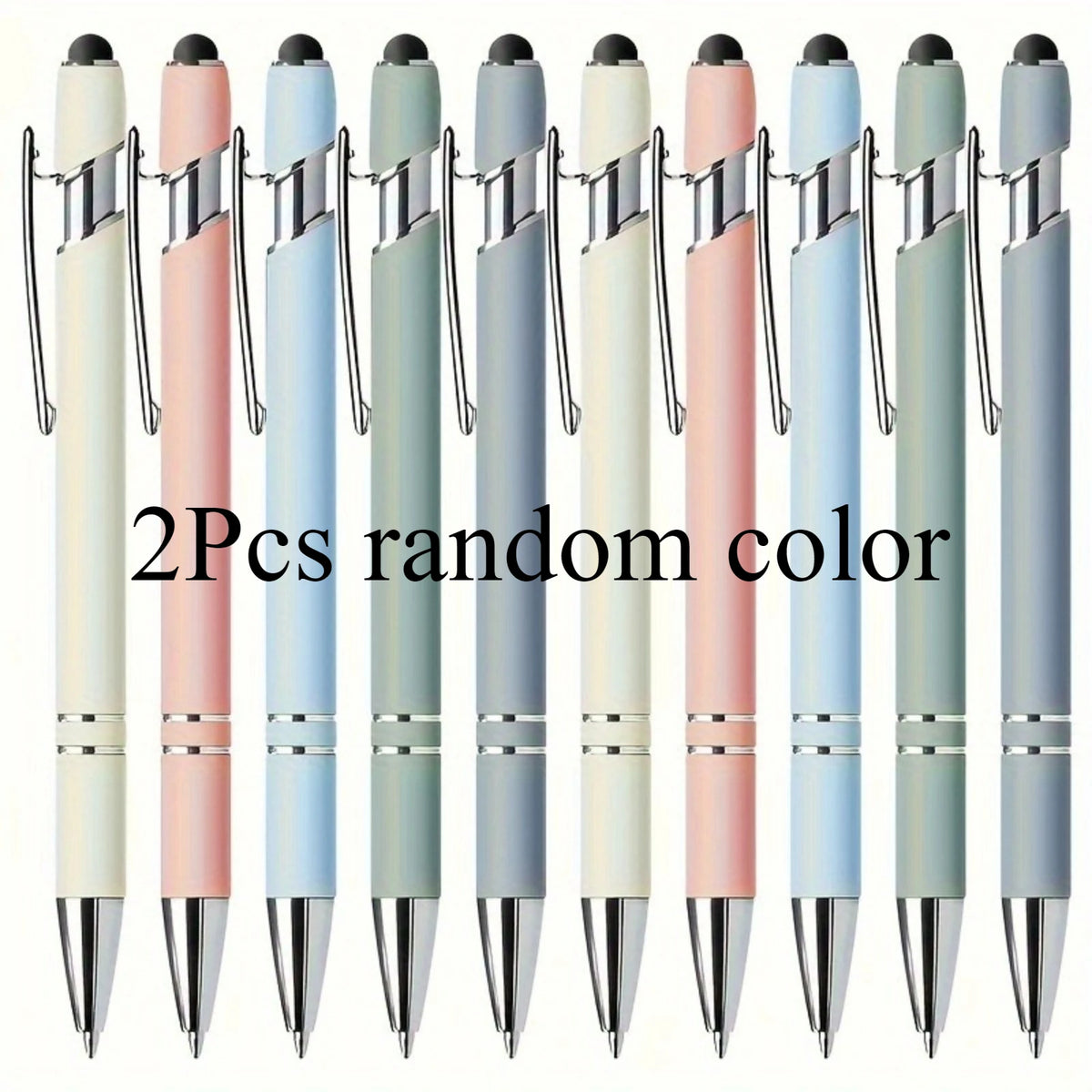 Morandi Retractable Ballpoint Pens – Smooth Non-Slip Grip 2/5 Pack