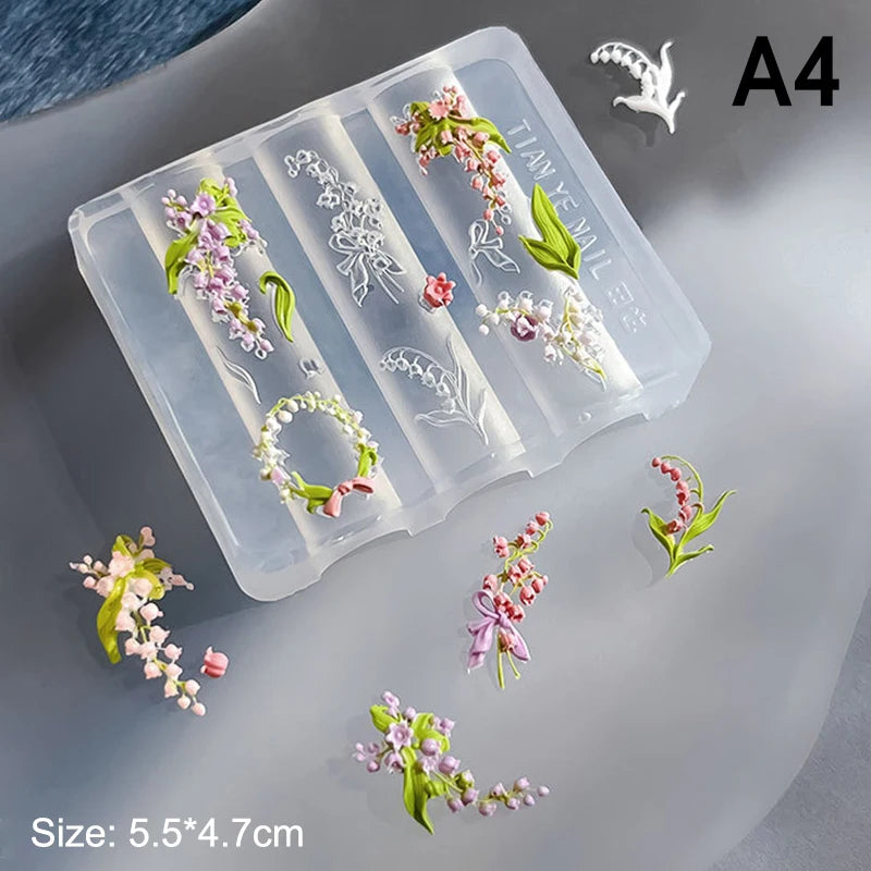 Starfish Shell Flower Silicone Mold – Nail Art & DIY Resin