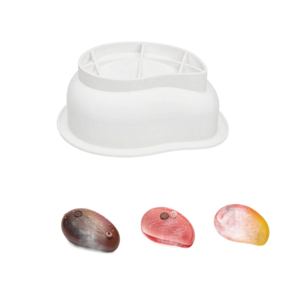 Mango Silicone Mousse Cake Mould – Food Grade Baking Tool
