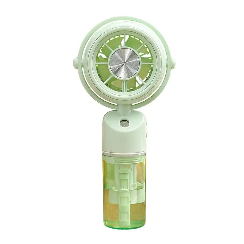 Rechargeable Handheld Misting Fan – 3-Speed Portable Cooling