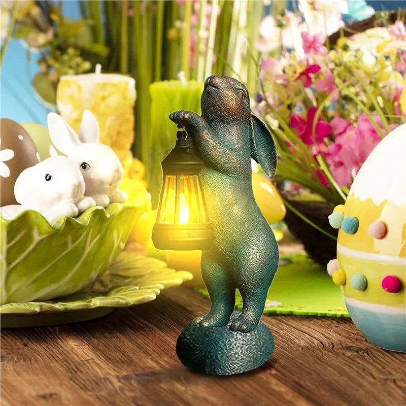Solar Garden Statue Lanterns – Outdoor Animal Figurines 3-Pack