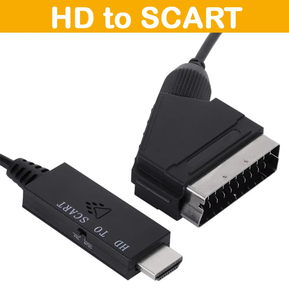 HDMI to SCART Converter Adapter – HD to SD Audio Video