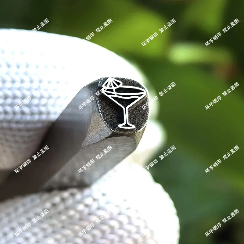 Milk Tea Steel Seal Engraving Tool – Custom Branding Stamp