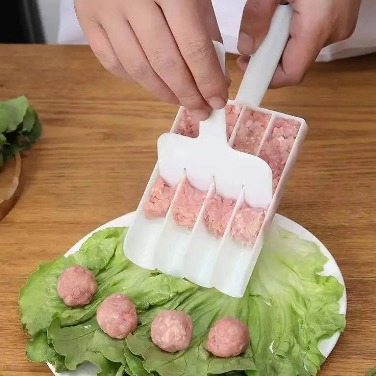 Quadruple Meatball Maker Mold – Fish Ball & Dumpling Tool
