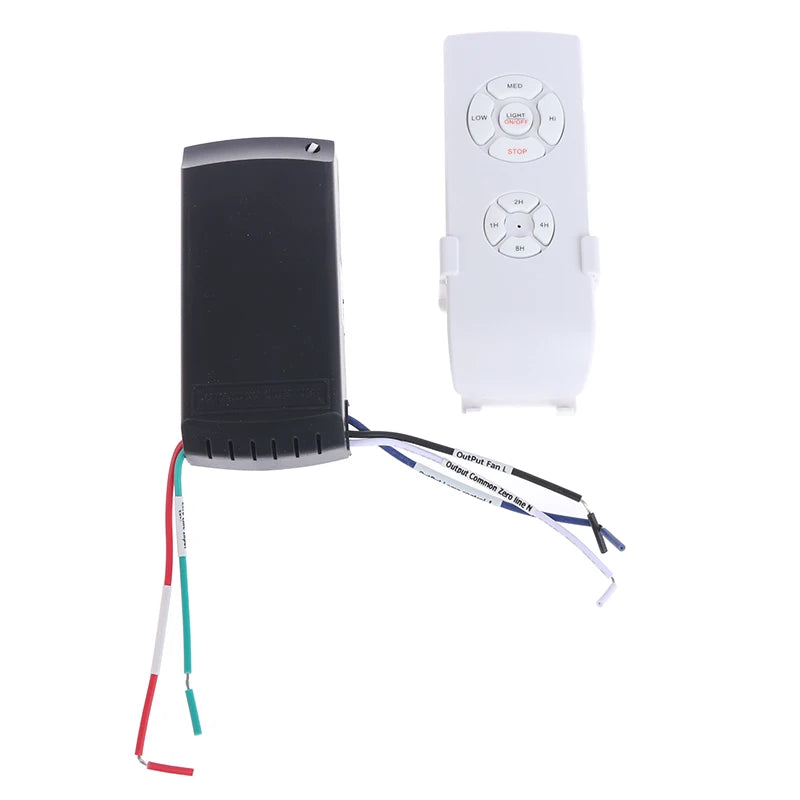 Universal Ceiling Fan Remote Control Kit with Timer 110-240V