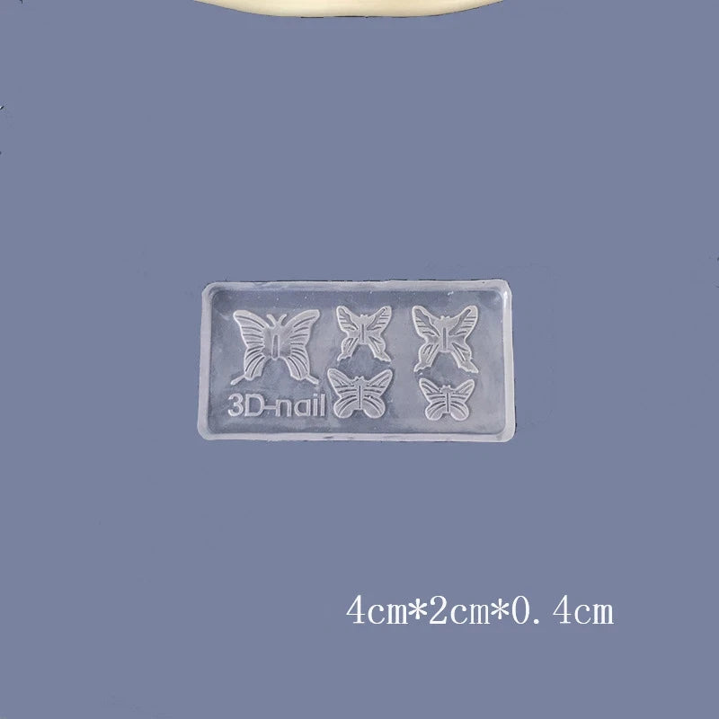 3D Silicone Nail Mold Template – DIY Nail Art Carving Tool