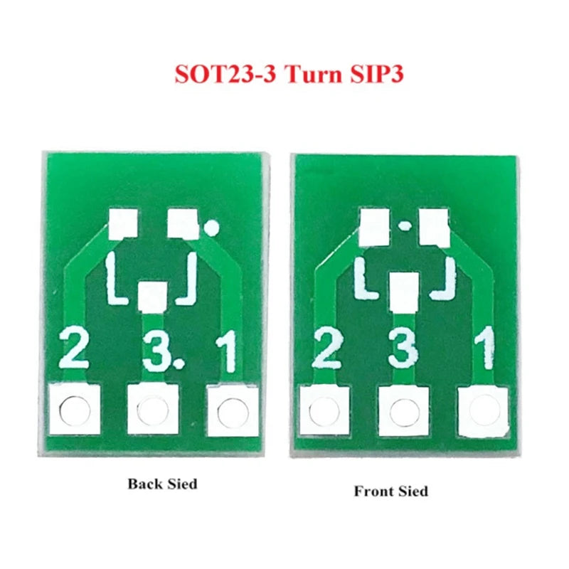 SOT23-3 to SIP3 DIP Adapter PCB Board SMD Converter Kit