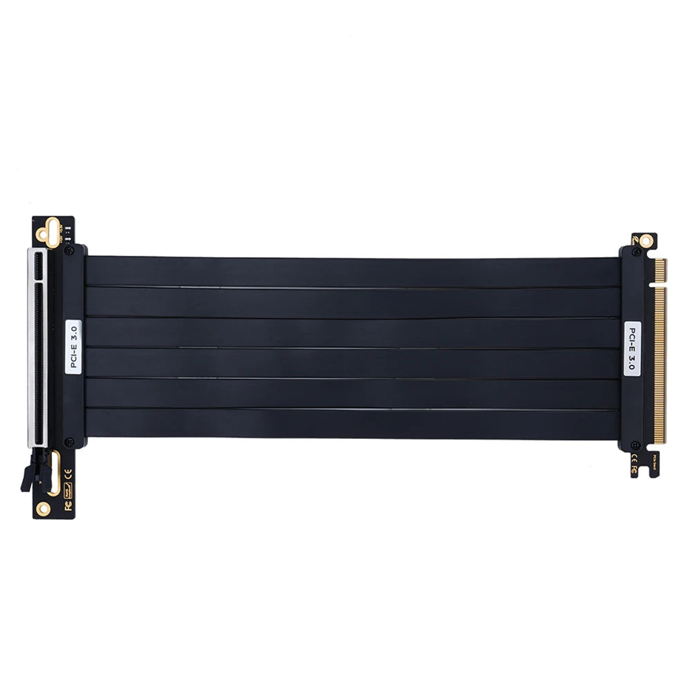 PCI-E 3.0 EMI Shielded GPU Riser Cable 90° Adapter 20–35cm
