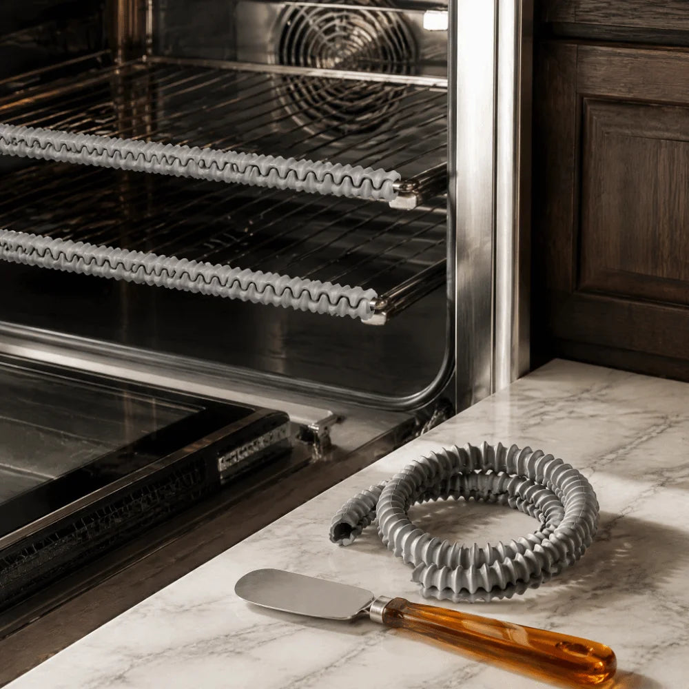 3-Pack Silicone Oven Rack Covers – Foldable Anti-Scald Protector