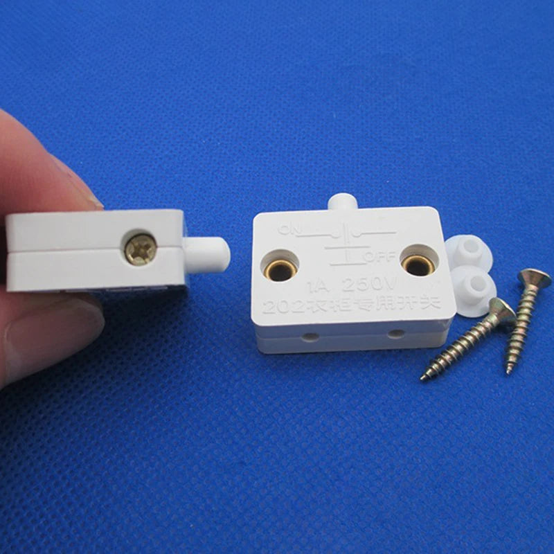 Cabinet Door Automatic Light Switch – Push Button Reset