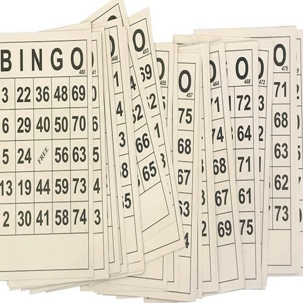 Wooden Bingo Lotto Game Set – 40 Cards & 75 Chips