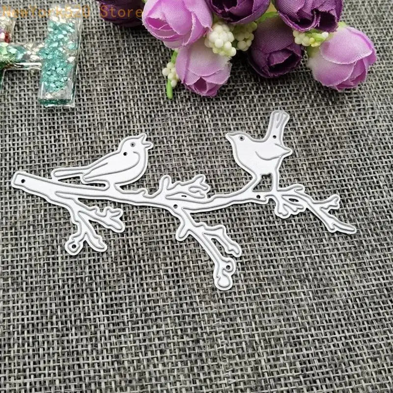 Bird Singing Carbon Steel Cutting Die – DIY Scrapbook Craft