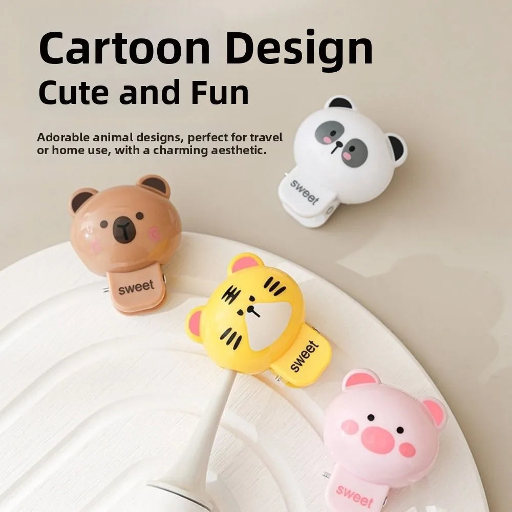 Cute Animal Portable Toothbrush Holder Dustproof Protective Cap