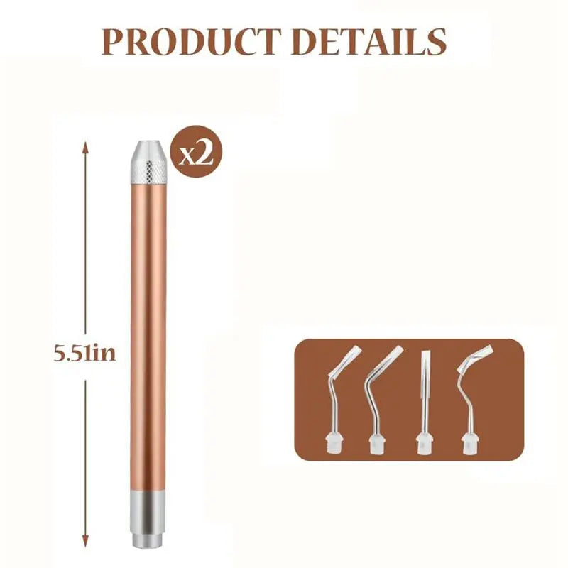 LED Vinyl Weeding Tool Pen Set – Lighted Pin & Hook (2-Pack)