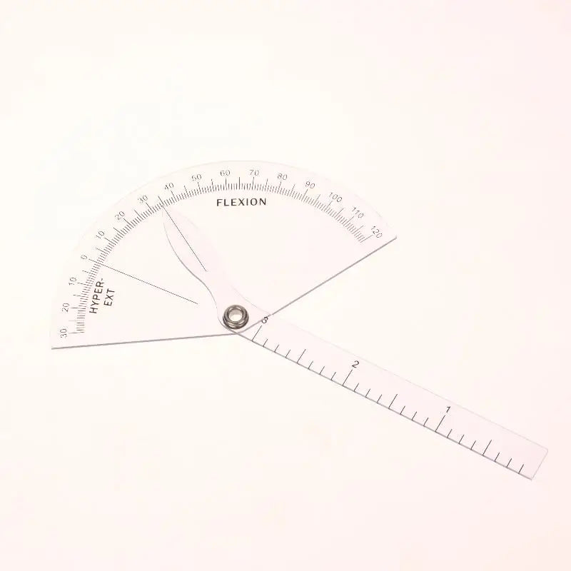 PVC Finger Goniometer 180° Angle Protractor Joint Measuring Tool