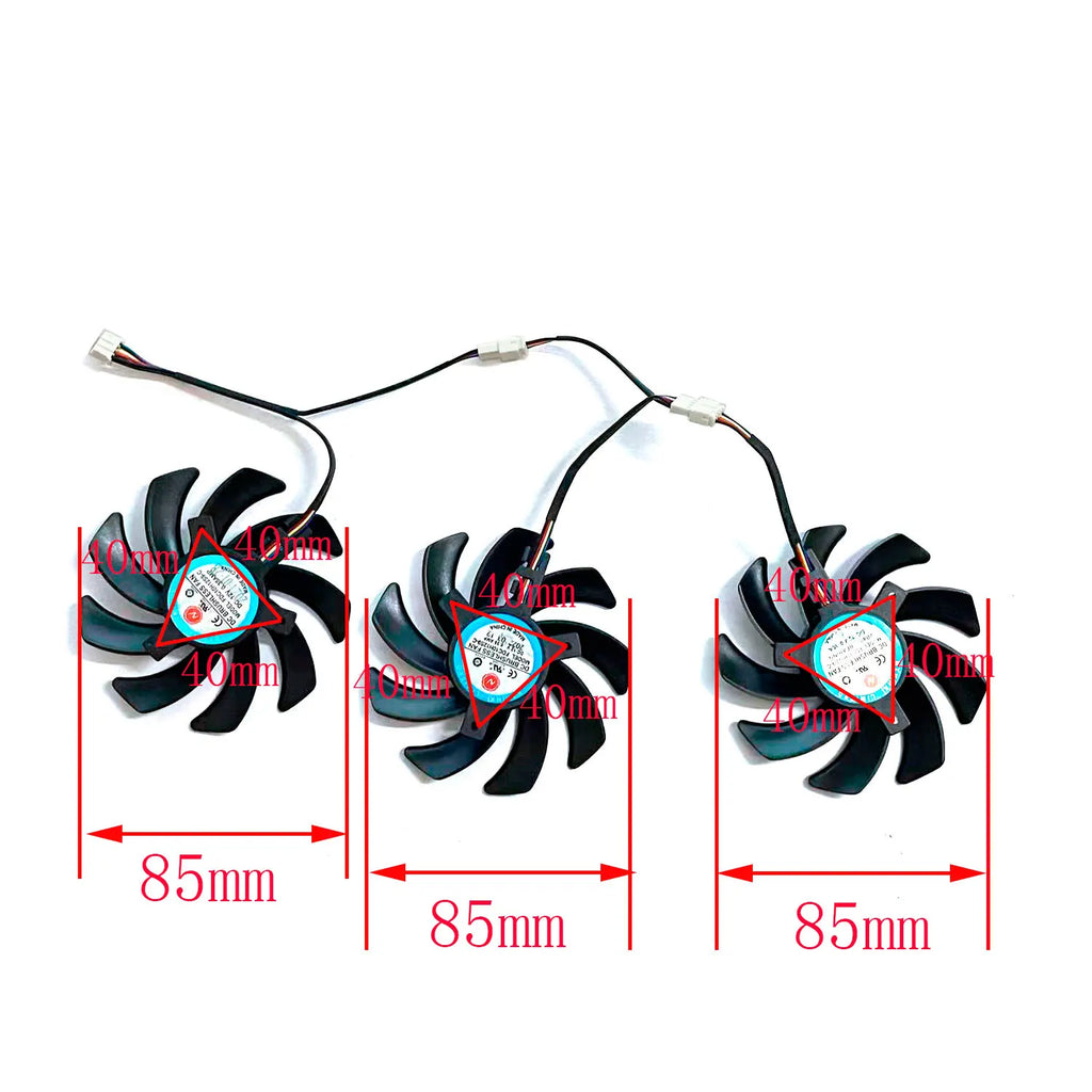85MM 4-Pin GPU Cooling Fan for Sapphire R9 290X 390 280X