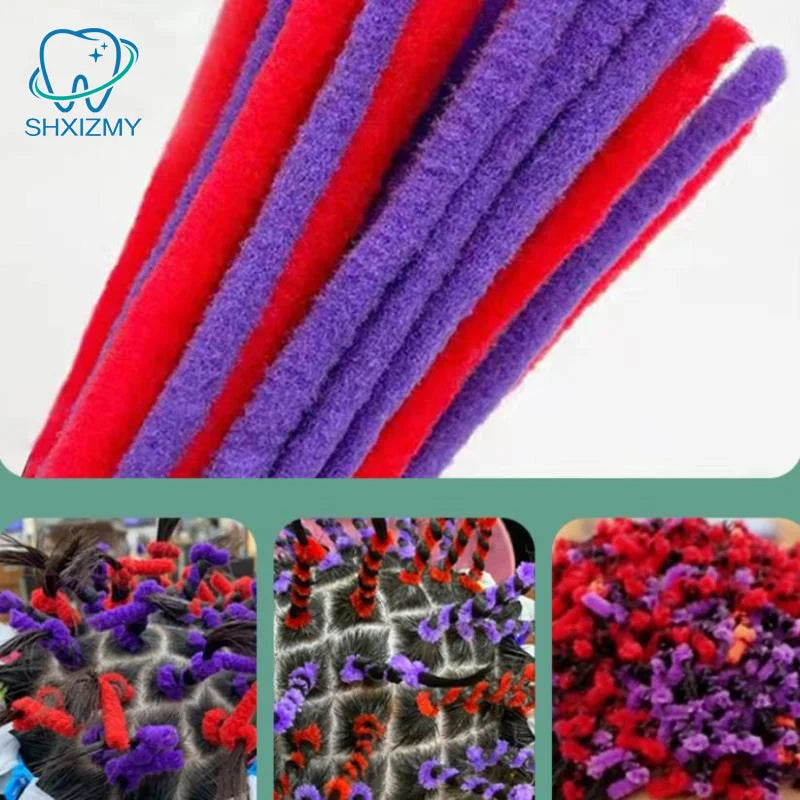 Afro Hair Perm Rods Set – Curly Wavy Corn Roller Styling Tools