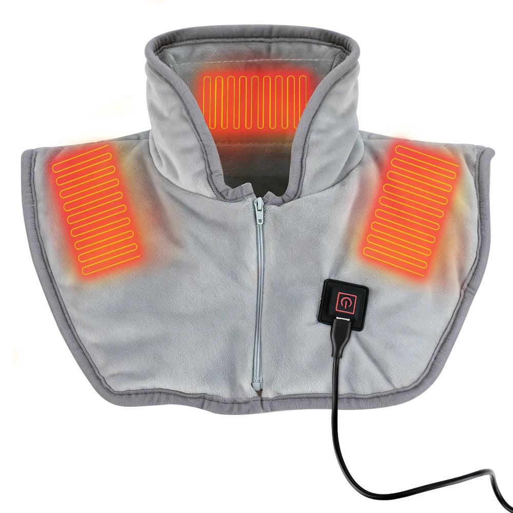 Hailicare USB Heated Shawl – 3-Setting Neck & Shoulder Wrap