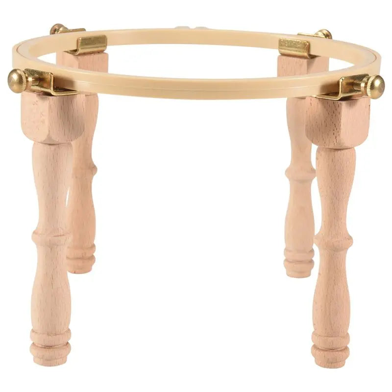 Adjustable Wooden Embroidery Hoop Stand – Cross Stitch Frame Rack
