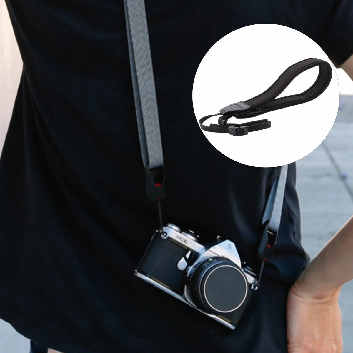 VIBE Neoprene Camera Shoulder Neck Strap – Quick Release