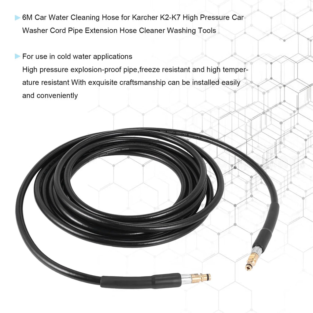 High Pressure Extension Hose for Kärcher K2–K7 Washers 6–10m