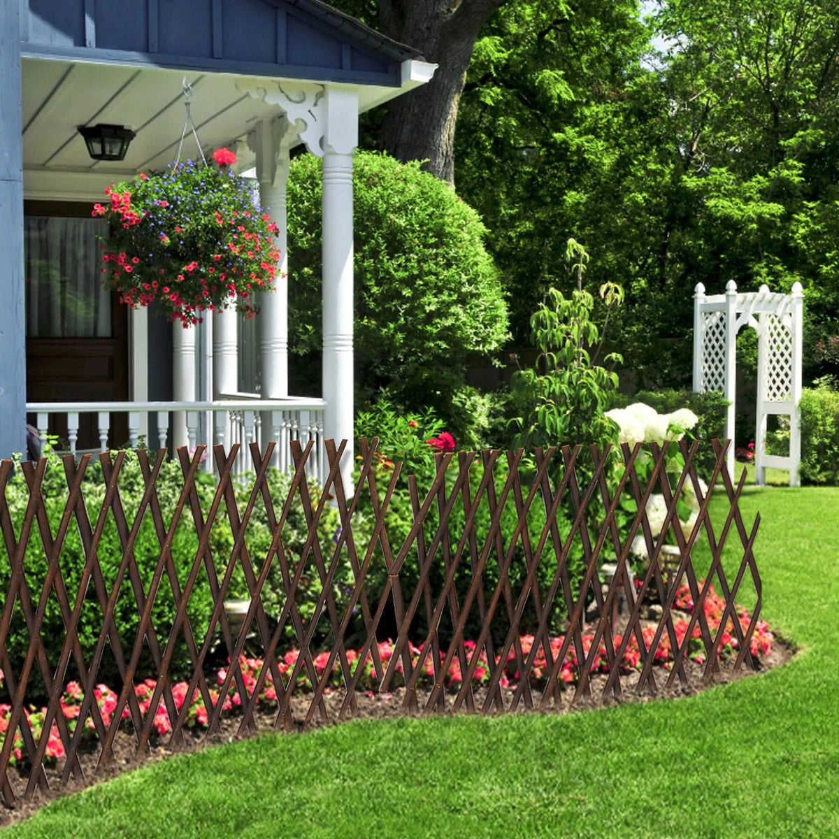 Expandable Wooden Garden Trellis for Climbing Plants & Vines