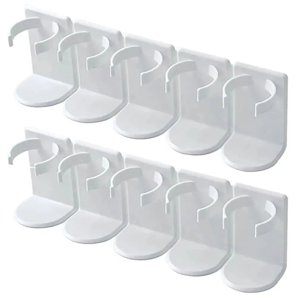 Wall Mounted Spice Jar Holder – No-Drill Self-Adhesive Rack