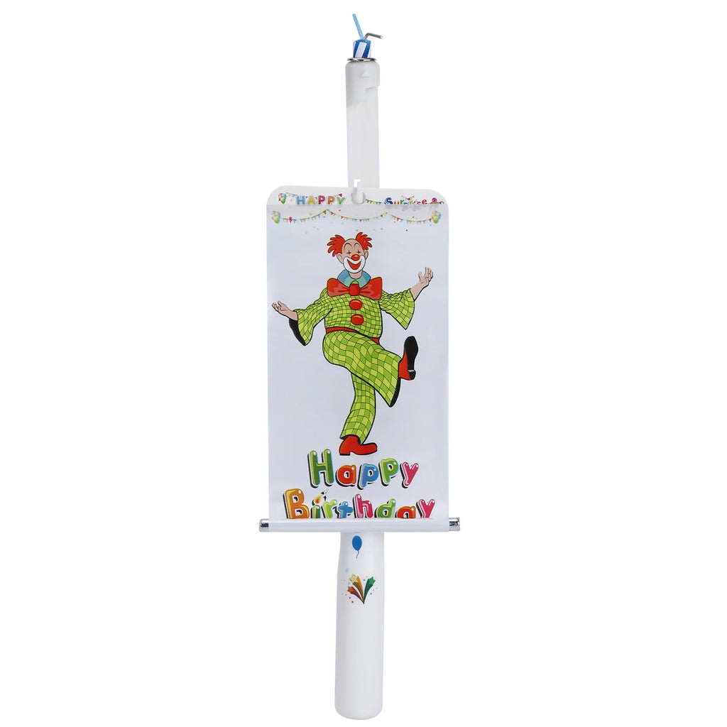 Clown Banner Birthday Candles – Fun Cake Party Decoration