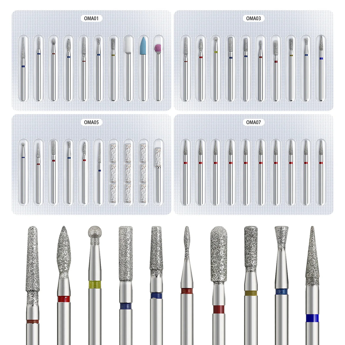 Russian Manicure Drill Bits Set – Cuticle Removal Nail File Kit