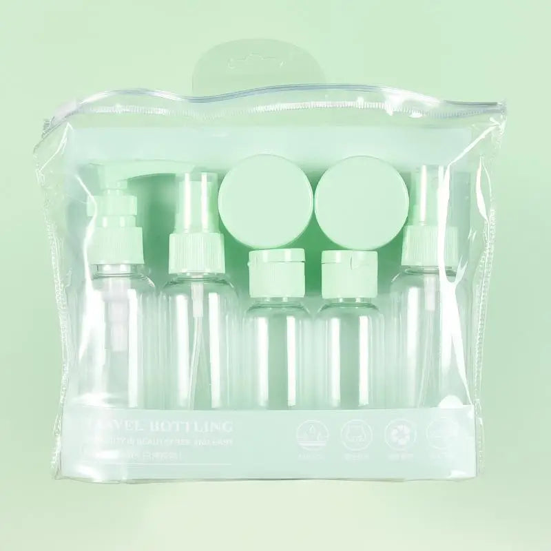 Travel Refillable Bottle Set – Portable Cosmetic Containers 8 Pc