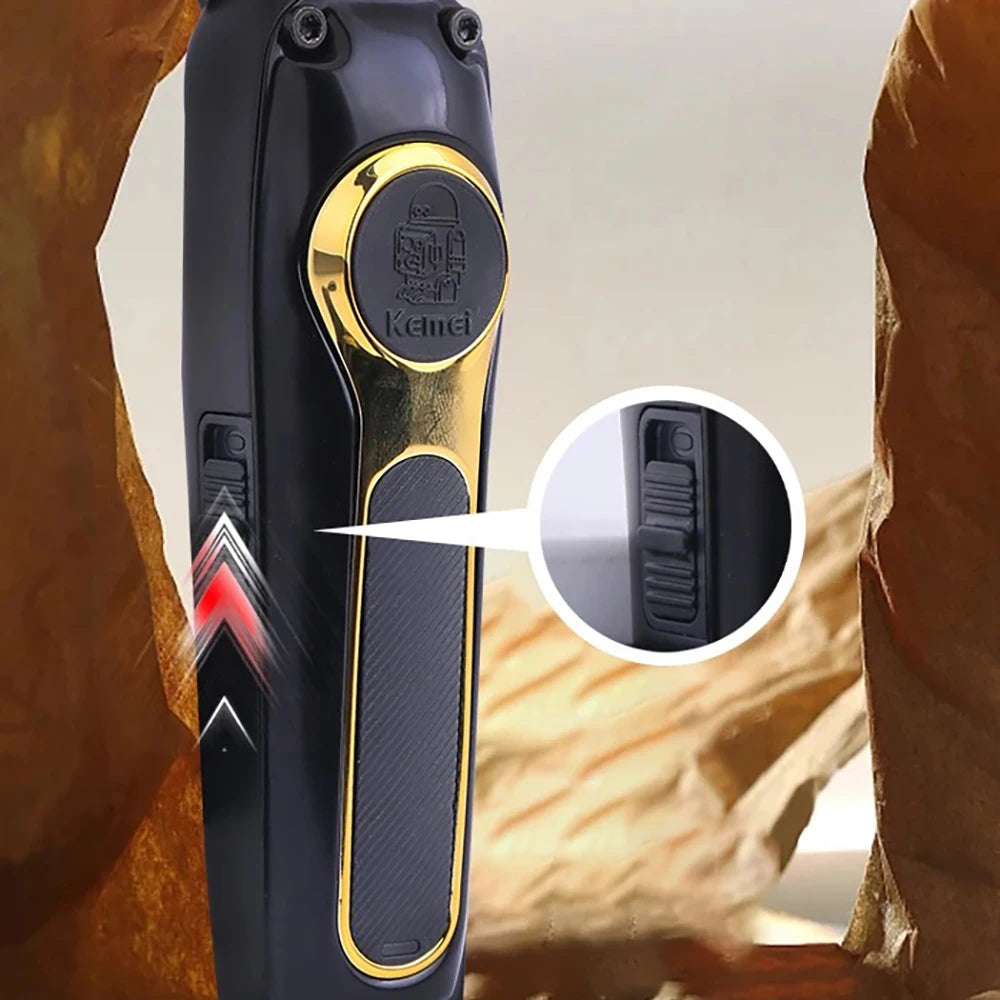 Kemei KM-2350 Cordless Zero Gap Hair Trimmer & Clipper