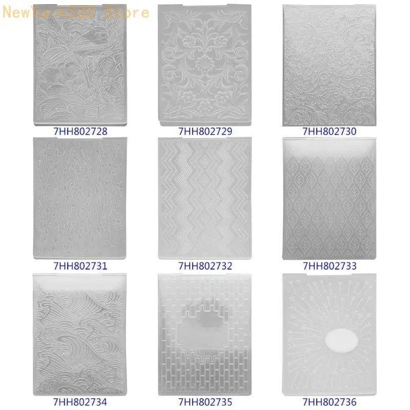 Sea 3D Embossing Folder for Scrapbooking, Cards & DIY Crafts