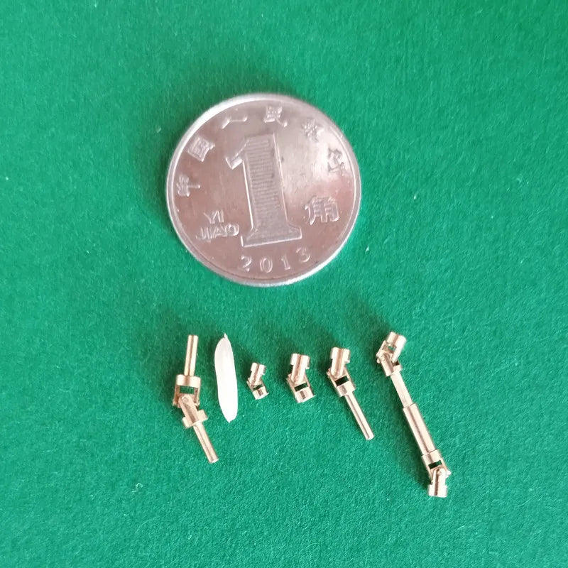 Mini Brass Universal Joint Coupling 2mm/1.5mm for Scale Models