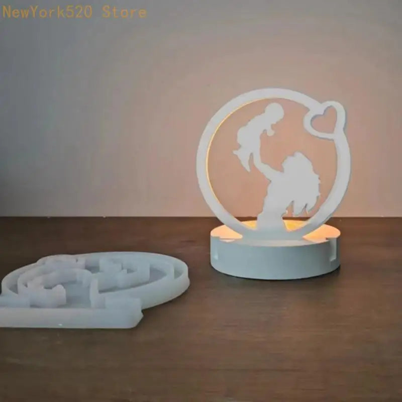 Silicone Resin Molds – DIY Candle Holder & Gypsum Ornaments