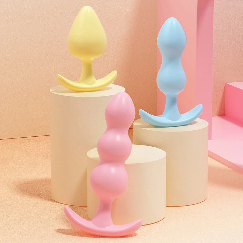 3-Piece Soft Silicone Trainer Plug Set – Beginner Kit
