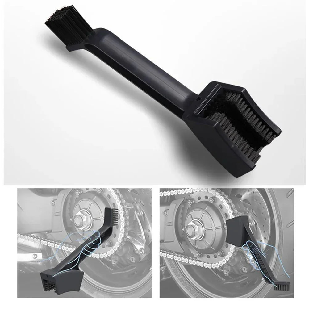 Motorcycle & Bike Chain Cleaning Brush – ABS Scrubber Tool