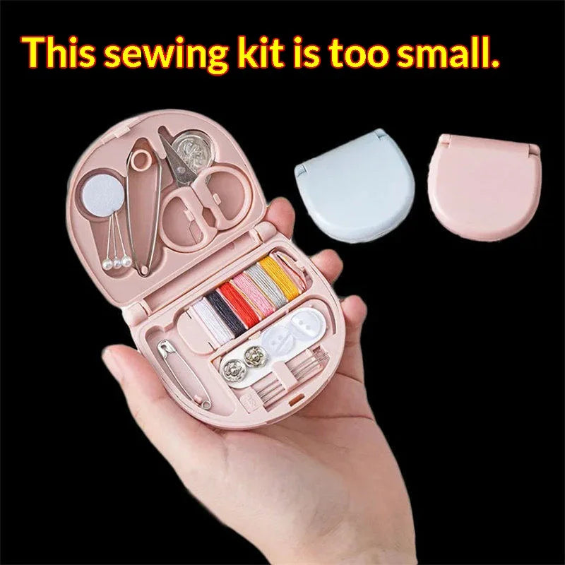 Portable Sewing Kit with Storage Case – Travel Repair Set