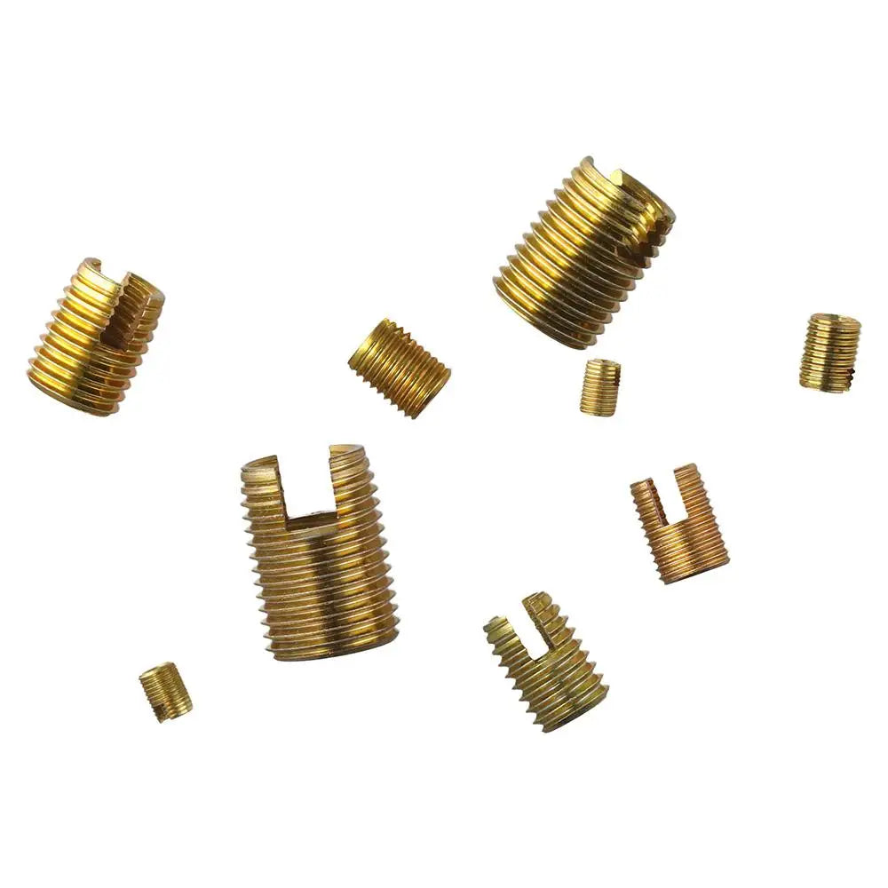 20Pcs 302 Carbon Steel Self-Tapping Thread Inserts M2–M12