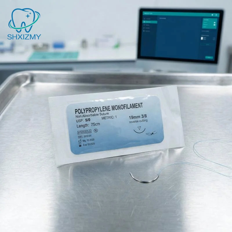 12-Pc Suture Practice Kit – Nylon Polyester Thread Training Set