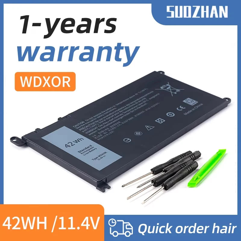 SUOZHAN WDXOR Battery for Dell Inspiron 15 7560 5567 5568 7460